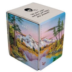 UltraPro Bob Ross Misty Mountain Lake Alcove Flip Deck Box